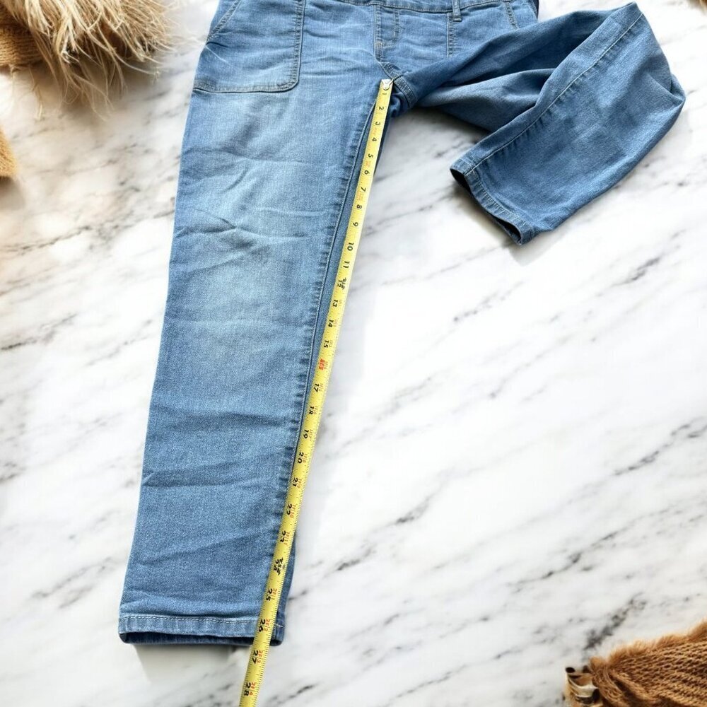 Planet Motherhood Pull On Cotton Maternity Overalls Size Small W/ Pockets - Picture 5 of 13